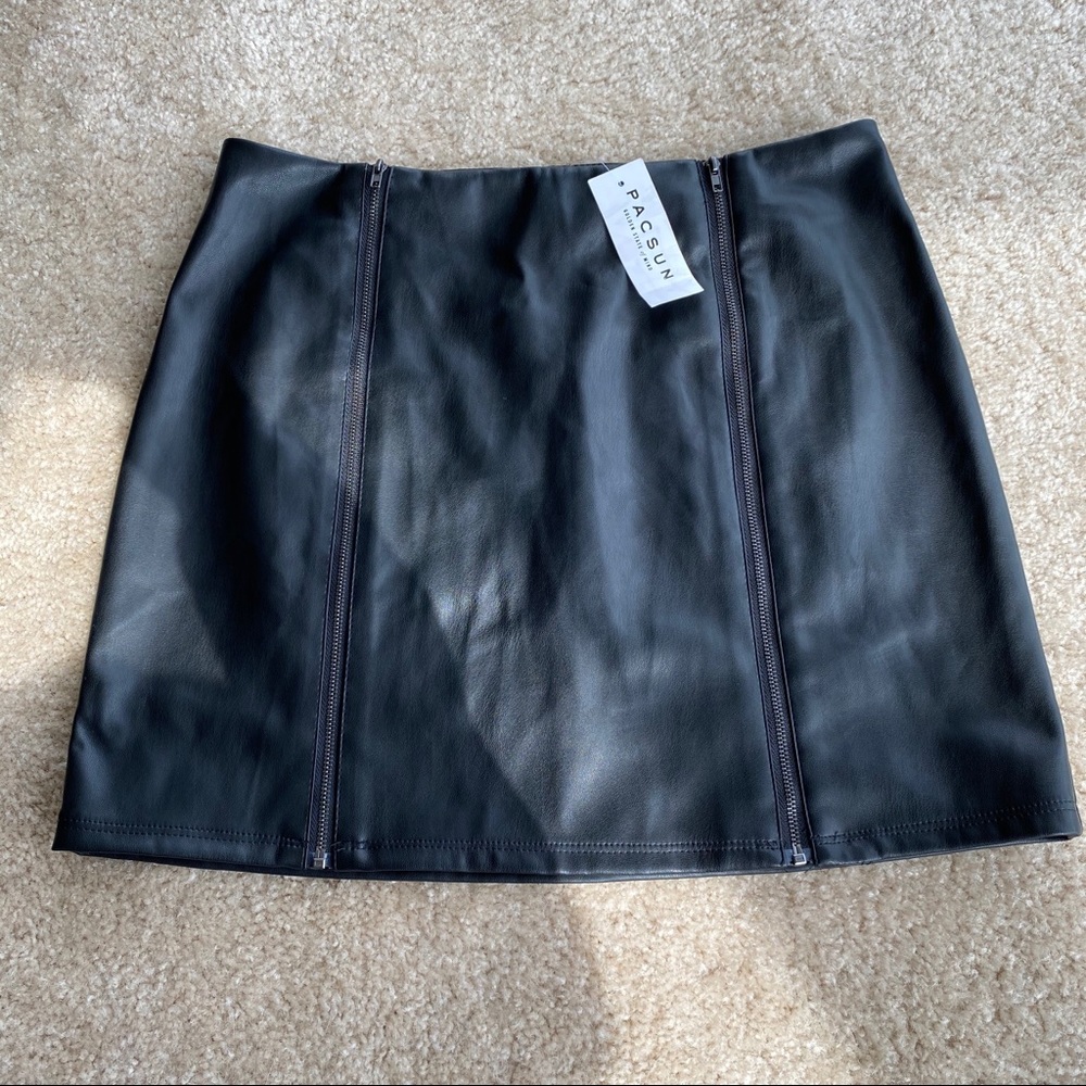 Kendall + Kylie Pleather Skirt